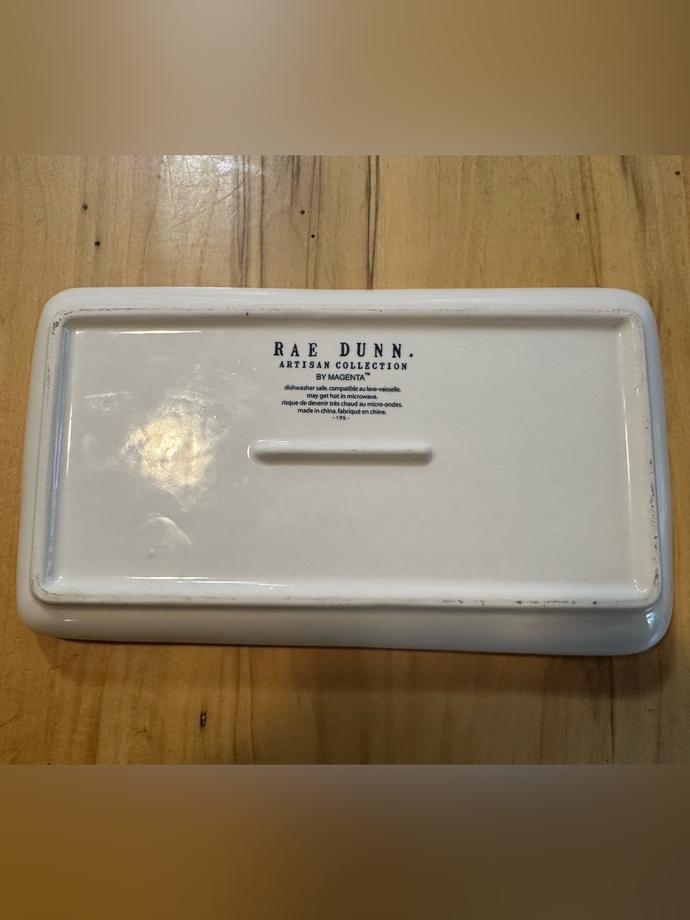 3/$40 Rae Dunn 'LAUGH' Plate - Picture 3 of 3